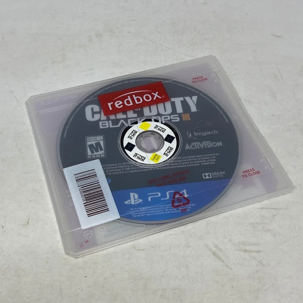 Call of Duty Black Ops III PS4 Activision Sony PlayStation 4 Disc Only Redbox‎